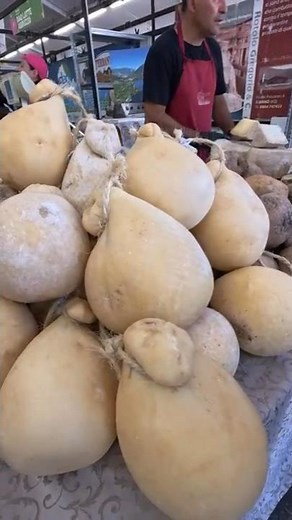 Caciocavallo Italian Cheese. Italy Cheese Food Festival