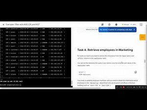 Google Cybersecurity Coursera | Course 3 | Activity: Filter with AND, OR, and NOT