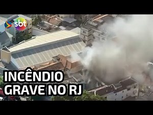 Incêndio atinge fábrica de fantasias de carnaval no Rio de Janeiro