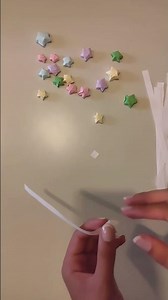 como hacer estrellitas de papel muy fáciles #manualidades