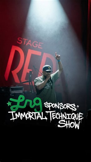 Lifted Research Group on Instagram: "LRG sponsored the Immortal Technique show at The Stage Red 🔥 Recap video locked in. Real Hip Hop is part of our brand roots — always has been. Salute to Immortal Technique for keeping that real hip-hop alive!!! 🙌🎤🌳 Special things to @bricktoyaface @lesa_j @noa_james for throwing the show at @stageredfontana🙏🏾 #LRG #StayLifted #ImmortalTechnique #StageRed #RealHipHop #HipHopCulture #UndergroundHipHop #LRGLegacy #StreetwearCulture #RootsAndCulture #HipHop