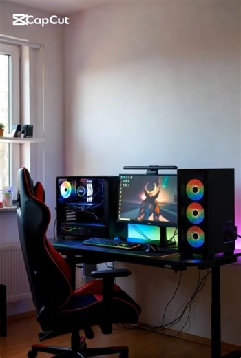 Level up your gaming space with this clean and powerful setup featuring an XXXXL RGB mouse pad, dual-PC glow, and a full RGB workstation aesthetic. Perfect for gamers who love smooth tracking, vibrant lighting, and a sleek, immersive desk vibe. Whether you’re grinding ranked matches or editing content, this setup brings performance style together. 💯🎮✨ | 4xl Mouse pad