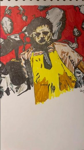 Drawing the OG 1974 Leatherface – Texas Chainsaw Massacre