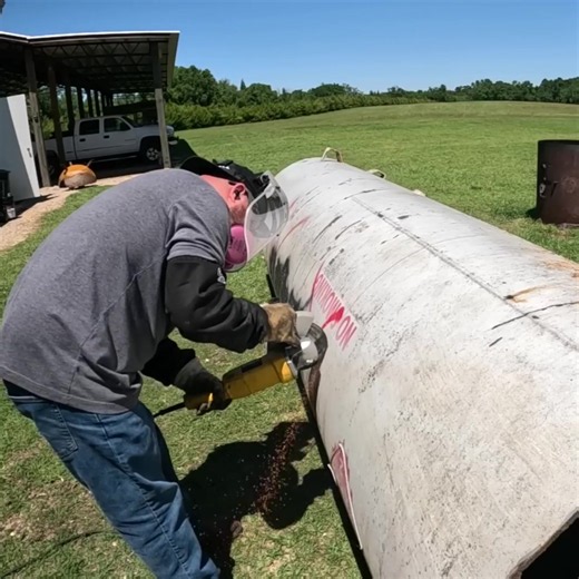Building a HUGE Pizza Oven, Grill And Fire Pit! #DIY #building #firepit #tiktok #fyp