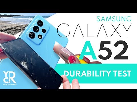 SAMSUNG GALAXY A52 TEST | DURABILITY & DROP TEST (Gorilla Glass 5 is amazing !) | YCR