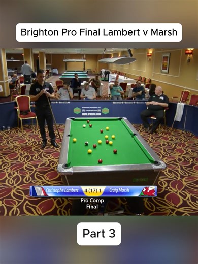 Brighton Pro Final: Lambert vs Marsh 8-Ball Action