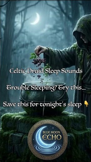 Guided Celtic Druid Sleep Ritual: 8 Hours of Sea, Delta Waves & Deep Rest #insomnia #sleepmusic
