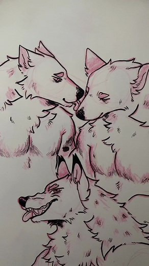 Furry Werewolf Art Time