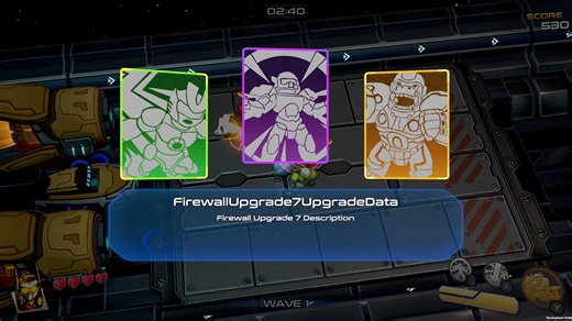 Completed the upgrade UI with placeholders. Added a bit of 3D card effect. | Reinforced Machine