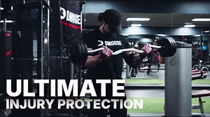 DMoose Fitness Elbow Wraps for Weightlifting (Pair) - 40'' Adjustable Elbow Strap for Gym Workout & Bench Press, Compression Elbow Wraps for Tendonitis & Joint Support, Elbow Sleeve Wrap (Black Red)