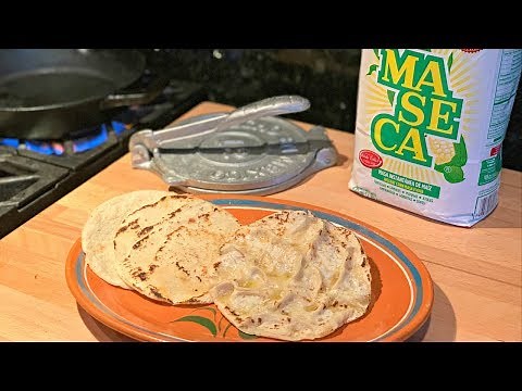 Tortillas de Maiz (Maseca) | Mexican Corn Tortillas Using Intant Corn Masa