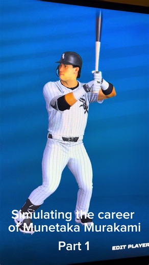 SIMULATING CAREER OF MUNETAKA MURAKAMI #munetakamurakami #whitesox #mlb #fyp #mlbthesho