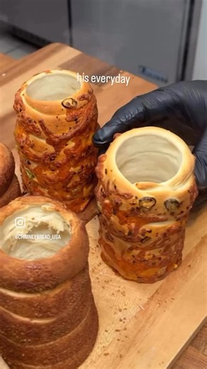 LA Food Junkie 🍕🌭🍟🌯🍔🍺🍸 on Instagram: "Chimney bread baked fresh everyday Inspired by the beloved kürtoskalács, Hungarian chimney cake — a beautiful tradition that’s captured hearts around the world. In Korea, a new take on this pastry has emerged as chimney bread, gaining popularity for its unique twist and irresistible texture. With that inspiration, @thecoinderue @chimneybread_usa crafted their own version to share with the community - honoring the roots, while adding a taste of somethi