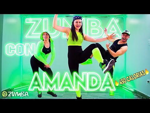 INTENSE ZUMBA Fitness Class 🔥Burn up to 500 calories with AMANDA 🔥 Dance Workout ⭐ ZUMBA AT HOME