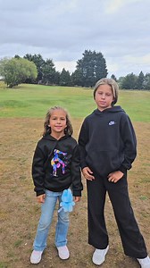 Sister v Sister. 10 minutes range time and putting the left handed swing to the test. #kahmagolfplayer | Tilly Bordman