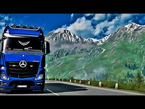 Realistic Driving & Mod Mercedes New Actros EVR Sound Mod POV Drive ETS2 1.53