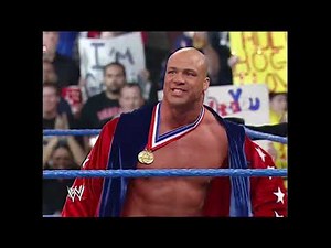 Kurt Angle returns - segment with Big Show and Brock Lesnar 1/2 (WWE SmackDown!) HD | 2003