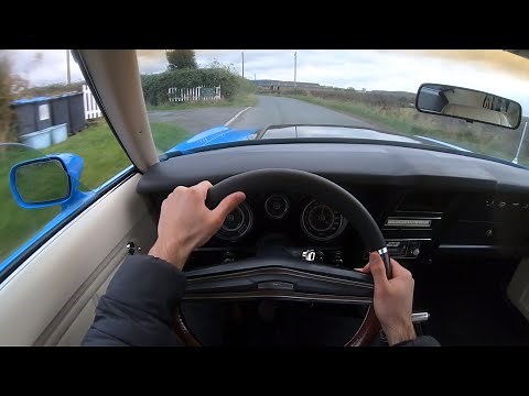 1972 Ford Mustang 302 V8 Fastback Auto - POV Test Drive | Grabber Blue