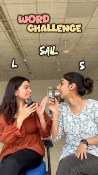 We Tried the MAKE A WORD Challenge… 😂#games #challenge #fun #relatable