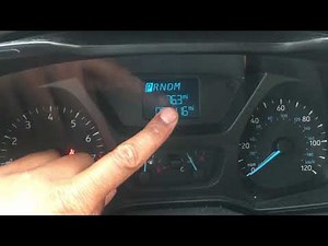 Wie setzt man den Teil-Kilometerzähler des Ford Transit zurück?