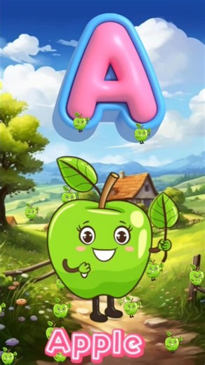 A for Apple 🍏| Kids Alphabet Learning Video | ABC for Toddlers #abcd #kids