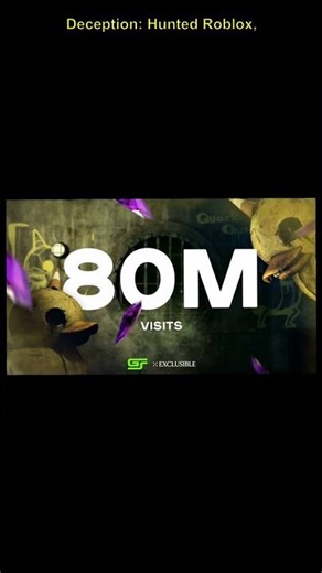 Dark Deception: Hunted bate recorde com 80 milhões de visitas! #Roblox #NoticiasRobloxBR