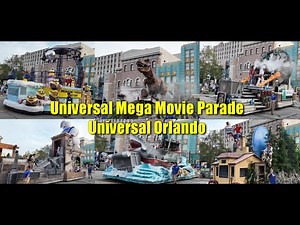 Universal Mega Movie Parade - Universal Studios Orlando in 4K!