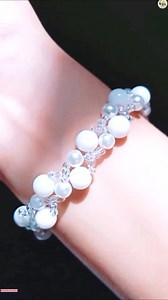 3.6K views · 42 reactions | DIY Easy White Beaded Bracelet Tutorial 懶懶 | Wedding Decoration Ideas | Facebook