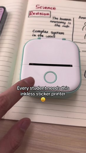 Its a life saver #DIY #student #notes #sticker #TiktokMadeMeBuyIt | sticker printer
