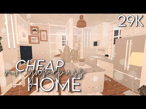 Roblox | Bloxburg: 29k Cheap No Gamepass Home | House Build