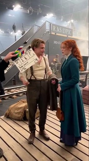 🚢 Titanic BTS: Boarding Scene Before the Journey Begins 🎬✨ #TitanicBTS #BoardingScene