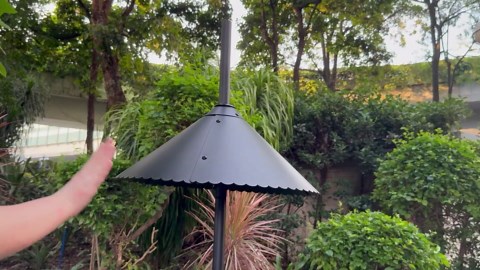 Onlyfly Metal Squirrel Baffle - Squirrel Baffle for Bird Feeder Pole, Upgrade Spring Motion Design for Better Protection, 19 Inch Heavy Duty Guard for Outside Bird Feeder Pole Mount