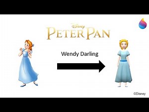 Paint 3D Tutorial: Wendy Darling ~ Peter Pan (1953)