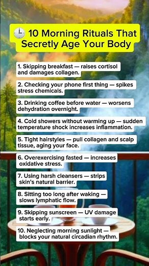 10 Morning Mistakes That Secretly Damage Your Body