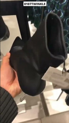 Zara Woman Heeled Fabric | Ankle Boots With Toecap | Zara Women Boots | Black Boots #shorts