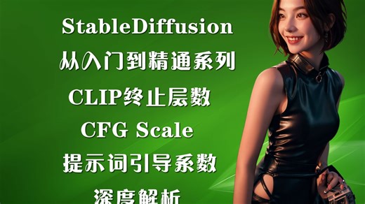 StableDiffusion从入门到精通-CLIP终止层数和CFG Scale提示词引导系数的深度解析