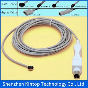 [Hot Item] Compatible New 5pin Reusable Medical Temperature Probe for Drager Adult/Pediatric Skin Surface/Esophageal/Rectal Temp Sensor for Drager Ktp8h004