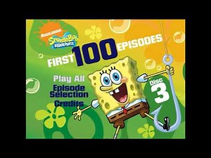 SpongeBob Squarepants: The First 100 Episodes - DVD Menu Walkthrough (Disc 3)