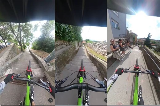 Instagramom se širi snimka opasne jurnjave biciklom niz Trsatske stube