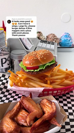 Replying to @amiah322 Thank you for your support!🍔Enjoy & have a wonderful day!🍗🧾 #playfood #restaurantroleplay #foodie #asmrsounds #playkitchen