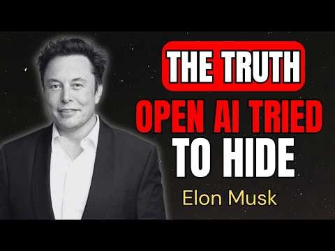 Elon Musk: The Real Reason OpenAI Didn't Want Me To Tell You This