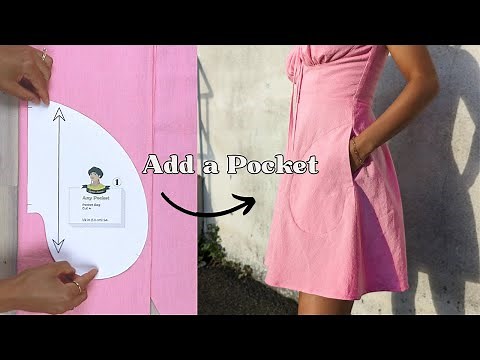 Add a Side Pocket to any Seam + FREE PATTERN