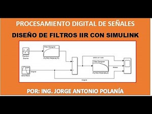 Diseño de filtros IIR con Simulink