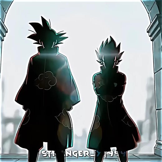 What If Goku and Vegeta being Akatsuki 🔥🥶 #dbz #dbs #dragoball #goku #vegeta #akatsuki #shorts #edit