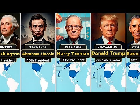 Timeline of the U.S. Presidents: From Washington to Biden (1774-2025)