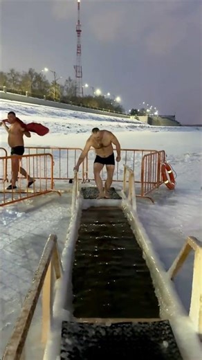 part438#Frozen#Water🌊Challenge😱Would You Jump In Extreme#Winter🧊 Swimming❄️The Ultimate Cold Plunge