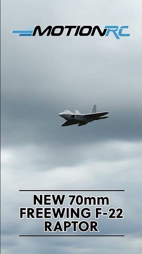 New Freewing 70mm F-22 Raw 1 Minute of Flight. Full Video live now! #asmr #rcjet #rc #preorder
