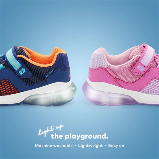 4 comments | light up the playground in our light-up sneakers  find them at a Kids Foot Locker store near you! | Stride Rite | Facebook