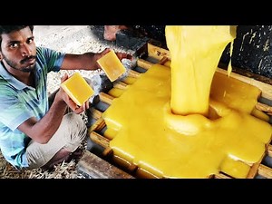 Jaggery Making Process From Sugarcane Juice | Traditional Jaggery Production Process | Gurr | Bellam