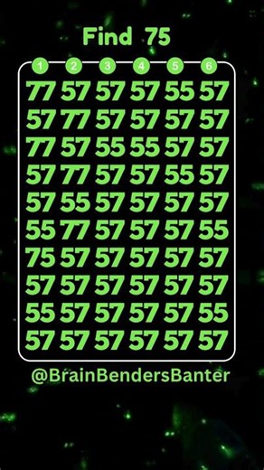 Test Your COGNITIVE Brain Skills With This FAST Number Game! #shorts